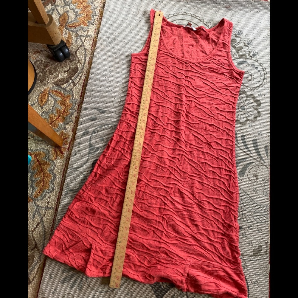 Toad&co sleeveless dress Samba Wave Tank spiced coral cotton Tencel small